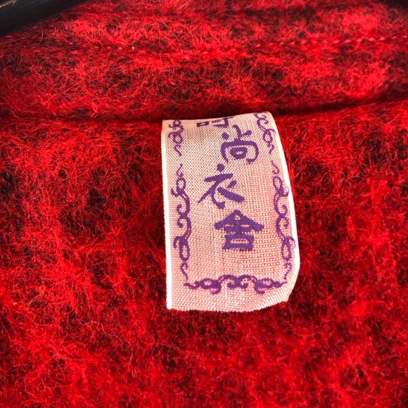 Wool Cropped Cape Coat Sz S - Picture 8 of 15